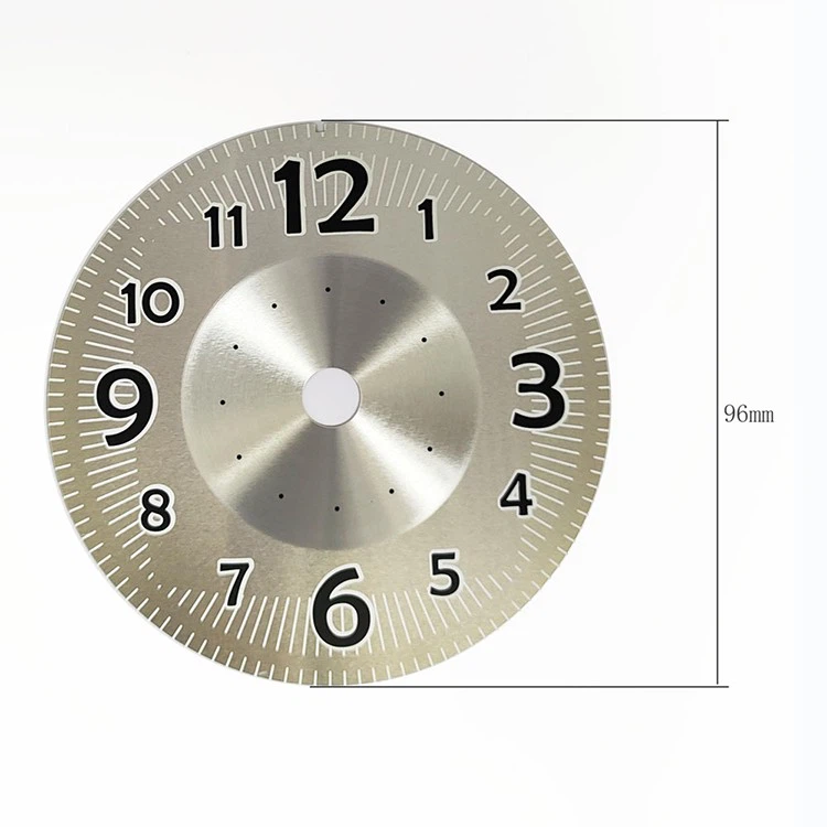 Aluminium Arabic Numerals Clock Face factory